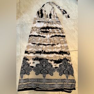 Iman halter maxi dress boho